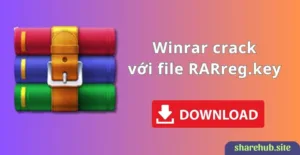 Phần mềm Winrar activated với file RARreg.key