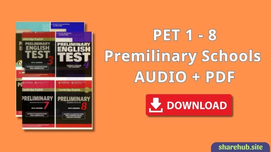 Cambridge PET 1-8 (Audio + PDF)