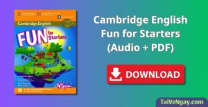 Cambridge English Fun for Starters (Audio + PDF)