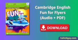 Cambridge English Fun For Flyers (Audio + PDF)