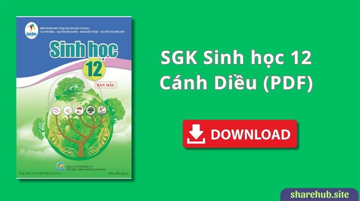 SGK Sinh học 12 – Cánh Diều (PDF)