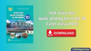 SGK Giáo dục quốc phòng và an ninh 10 – Cánh diều (PDF)