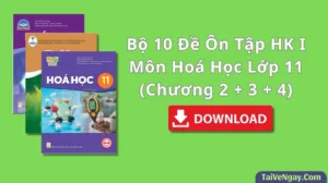 Bộ 10 đề ôn tập HK I môn hoá học lớp 11 (chương 2+3+4)