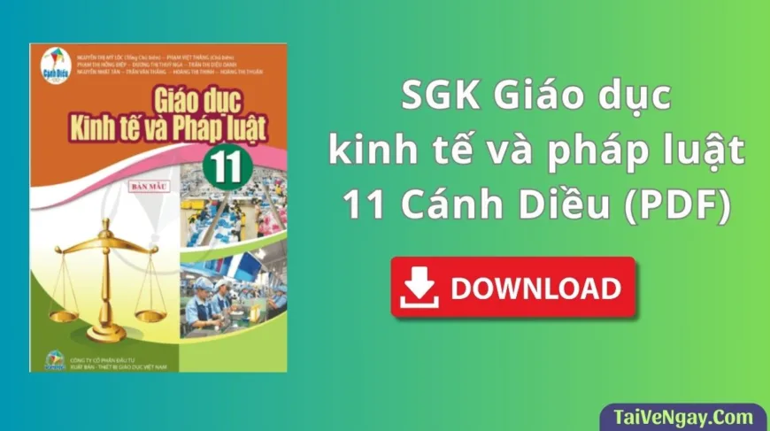 SGK Giáo dục kinh tế và pháp luật 11 – Cánh Diều (PDF)