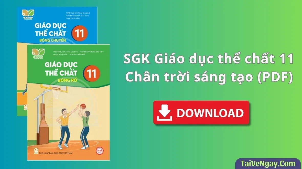 SGK Giáo dục thể chất 11 [2 môn] – Chân trời sáng tạo (PDF)