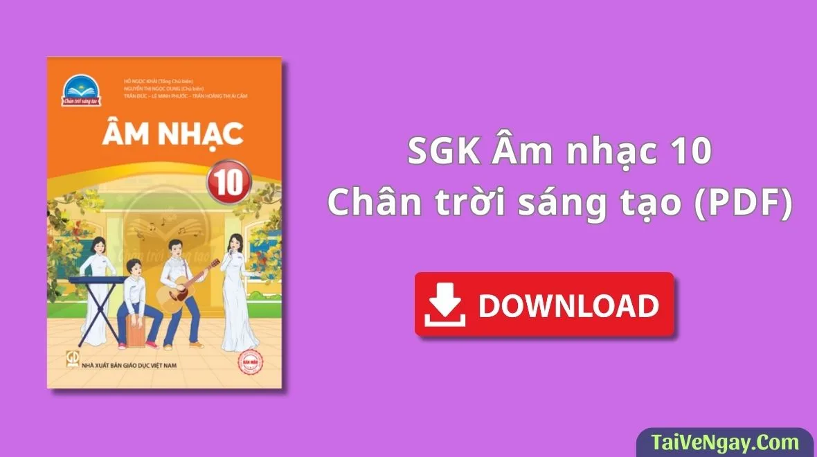 SGK Âm nhạc 10 – Chân trời sáng tạo (PDF)