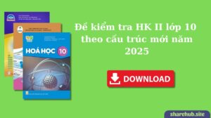 Đề Kiểm Tra HK II Lớp 10 môn Hoá Học Của Trường Kẻ Sặt – Hải Dương Năm 2023-2024