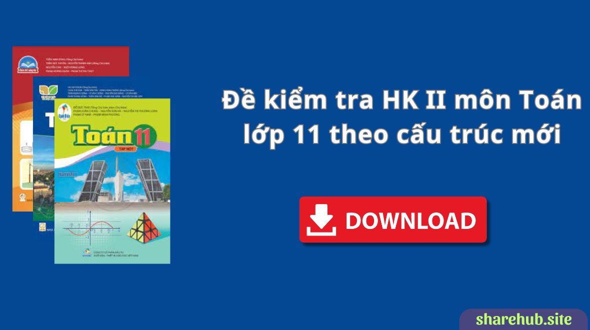 Đề Kiểm Tra HK II Môn Toán Lớp 11 Của Trường THPT Kẻ Sặt – Hải Dương